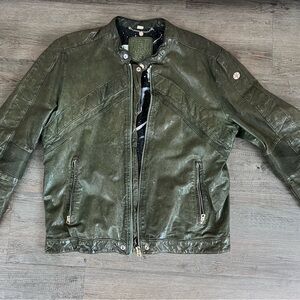 EUC Diesel leather jacket